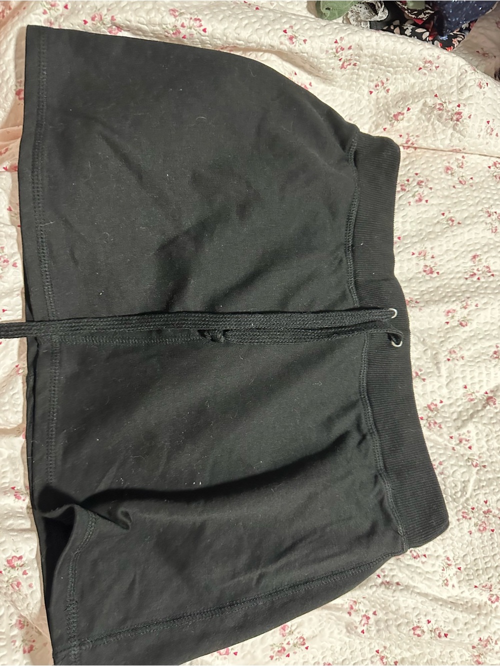 Wet Seal Black Men’s Drawstring Sweat Shorts